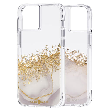 Case-Mate Karat Marble Case Antimicrobial for iPhone 13 (6.1